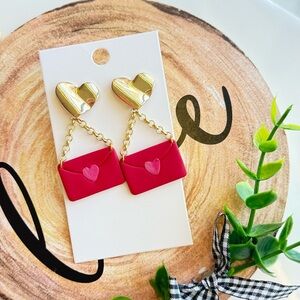Polymer clay earrings | Valentines ❤️
